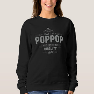 POPPOP Ain't Perfect But I'm So Close Enough Funny Sweatshirt