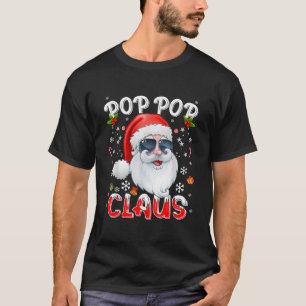 PopPop Claus Christmas Grandpa Santa Family Matchi T-Shirt