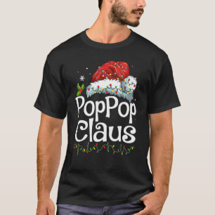 PopPop Claus Family Matching Pajamas Christmas Hol T-Shirt