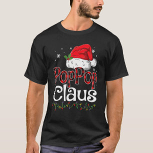 PopPop Claus Shirt Christmas Pajama Family Matchin