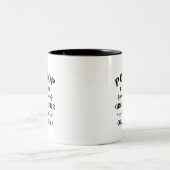 Poppop | Funny Grandfather Is For Old Guys Two-Tone Coffee Mug (Center)