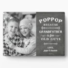 Poppop Grandfather Father's Day Kids Photo
