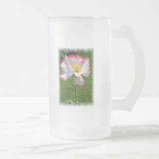 Popppy Photo Frosted Beer Mug