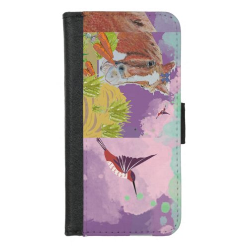 Poppy art can colors iPhone 87 wallet case