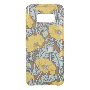 poppy art illustration yellow flower uncommon samsung galaxy s8 case