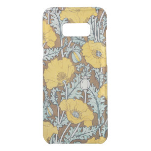 poppy art illustration yellow flower uncommon samsung galaxy s8+ case
