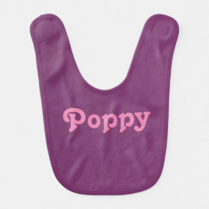 Poppy Baby Bib