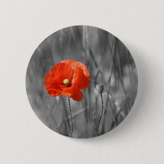 Poppy Badge Pinback Button