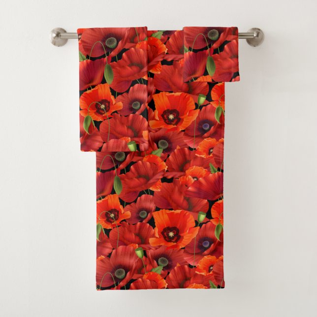 Poppy Bath Towel Set (Insitu)