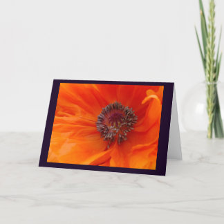 Poppy Blank Note Card