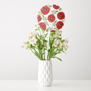 Poppy blooming joyful Summer Flowers Balloon