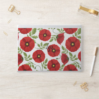 Poppy blooming joyful Summer Flowers HP Laptop Skin