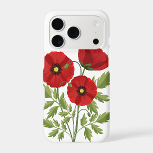 Poppy blooming joyful Summer Flowers iPhone 17 Pro Case