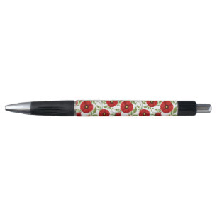 Poppy blooming joyful Summer Flowers Pen