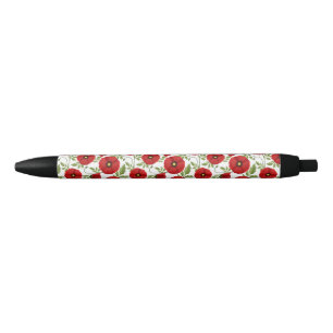 Poppy blooming joyful Summer Flowers Pen