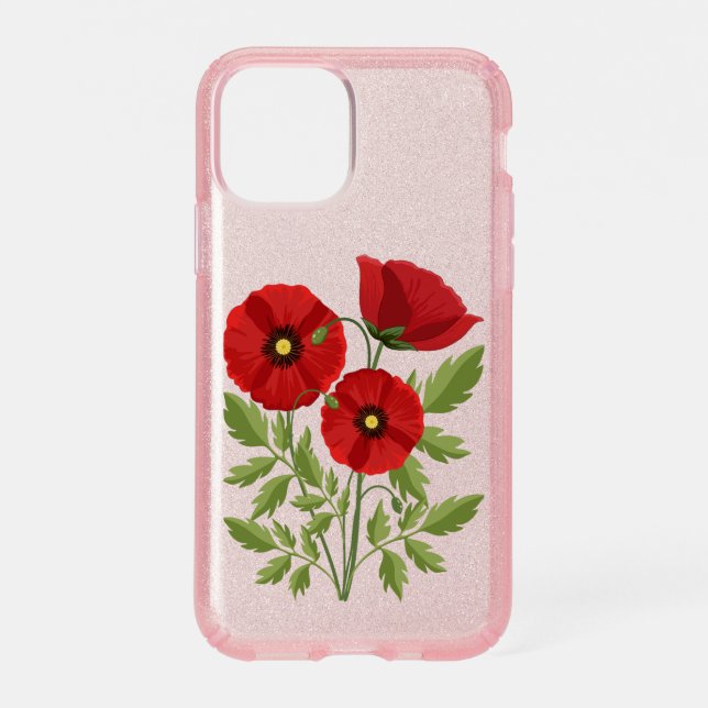 Poppy blooming joyful Summer Flowers Speck iPhone 11 Pro Case (Front)
