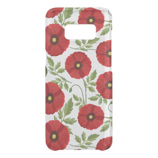 Poppy blooming joyful Summer Flowers Uncommon Samsung Galaxy Case (Back)