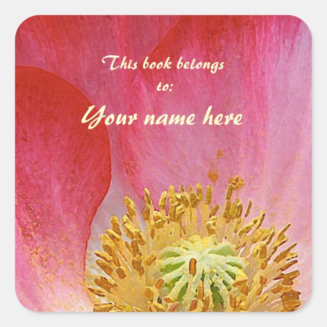 Poppy Bookplate (Front)