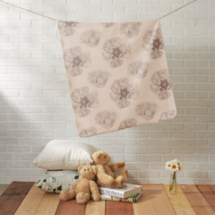 Poppy Botanical Baby Blanket