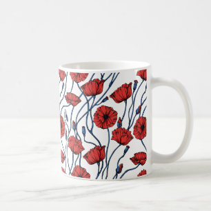 Poppy Bouquet Coffee Mug
