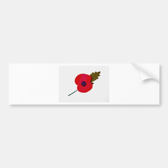 poppy bumper sticker (Front)