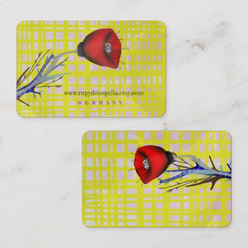 Poppy Business cards