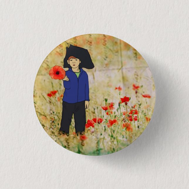 poppy button (Front)