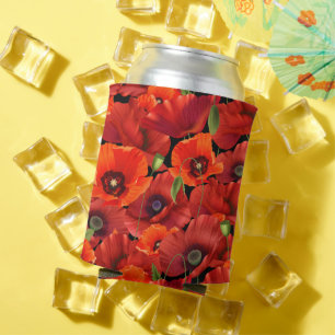 Poppy Can Cooler