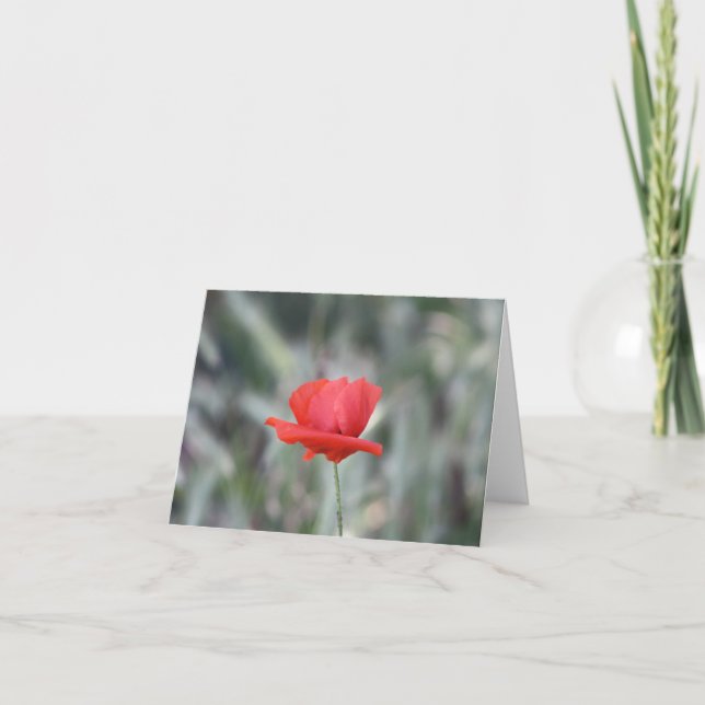 Poppy card (Front)