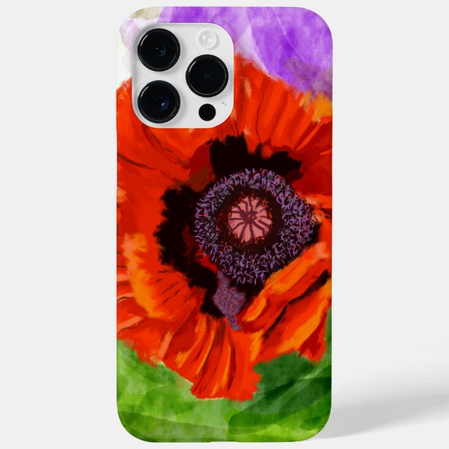 Poppy Case-Mate iPhone Case (Back)