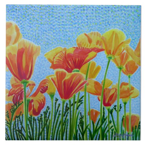 Poppy Ceramic Tile