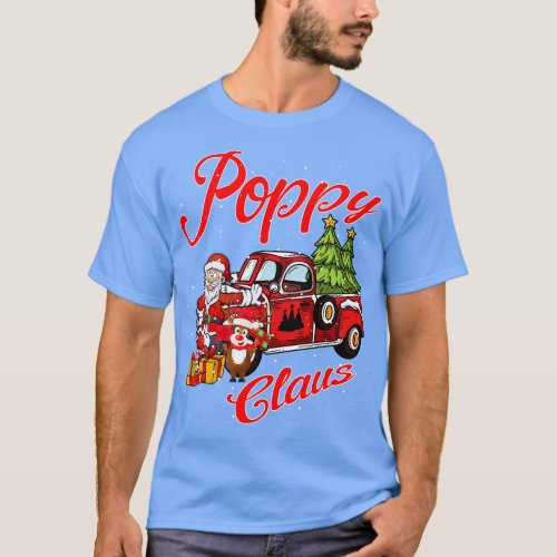 Poppy Claus Santa  Christmas Funny Awesome Gift T_Shirt
