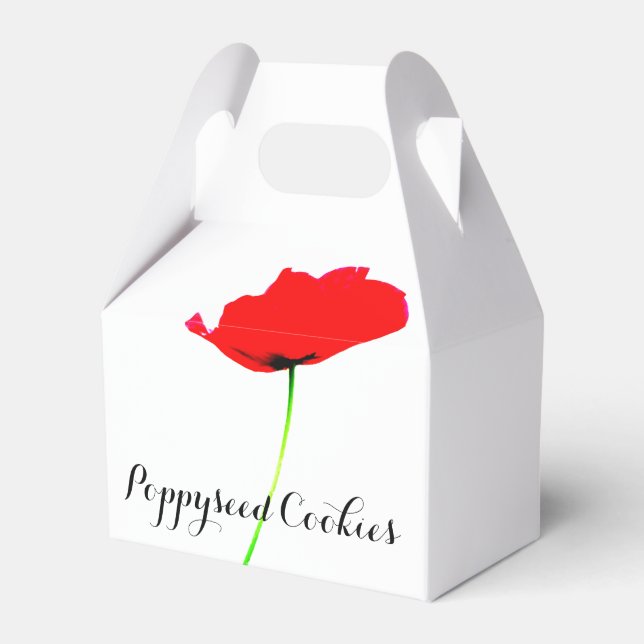 POPPY Collection 01 Poppyseed Cookies Favor Box (Front Side)