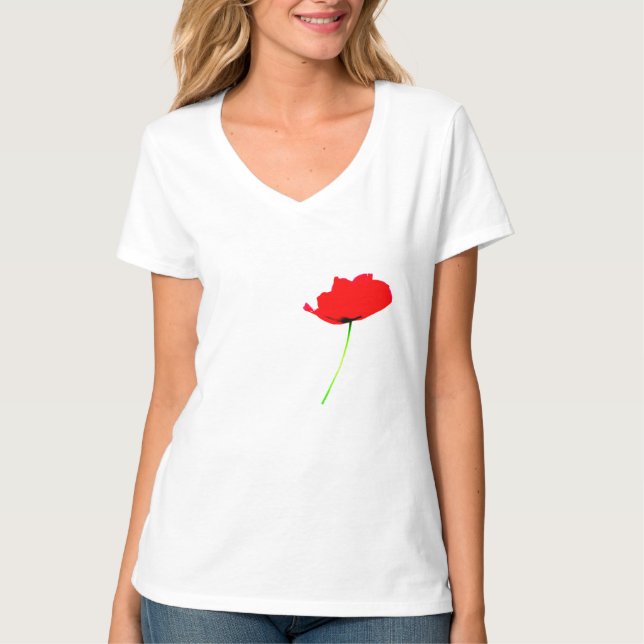 POPPY Collection 01 Women White shirt (Front)