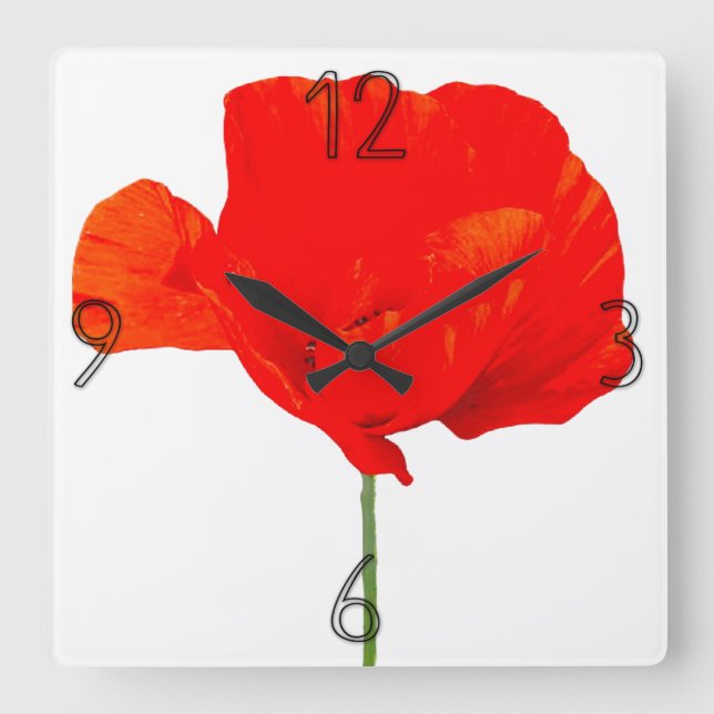 POPPY Collection 06 Wall Clock (Front)