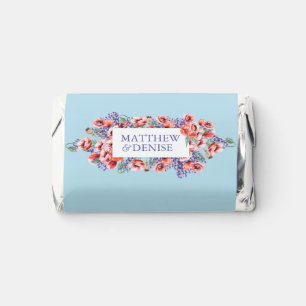 Poppy Collection with Spun Sugar Blue Background Hershey's Miniatures