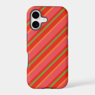 Poppy Colors Stripes iPhone 5/5s Case-Mate Case