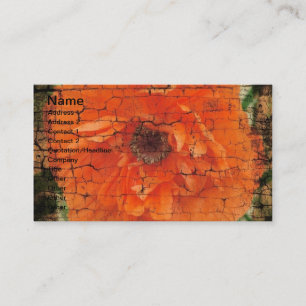Poppy Crackle Business Card