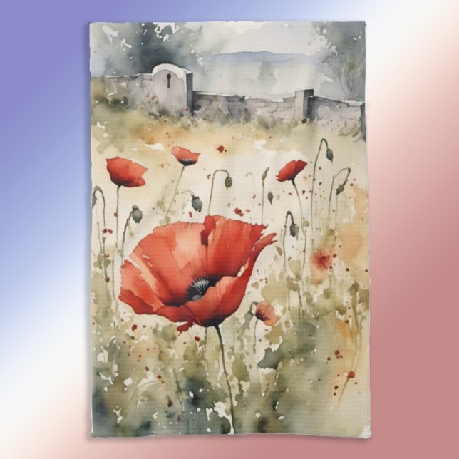 Poppy Day v.2 Kitchen Towel (Creator Uploaded)