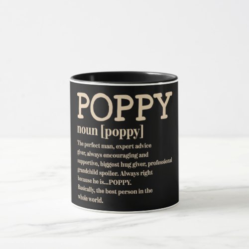 Poppy DefinitionGrandpa Mug