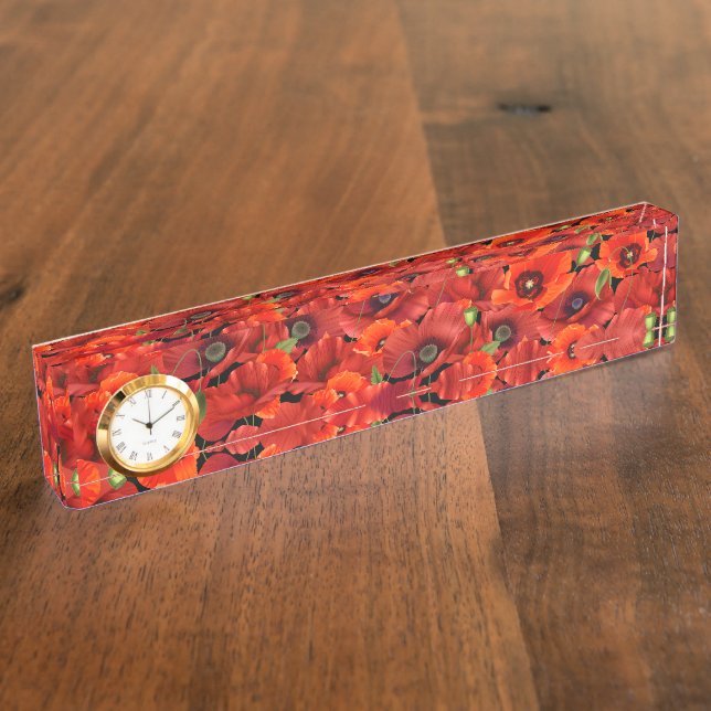 Poppy Desk Name Plate (Side)