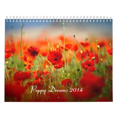 Poppy Dreams 2014 Calendar