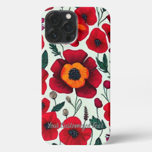 Poppy Dreams: Patterns that Inspire iPhone 13 Pro Max Case