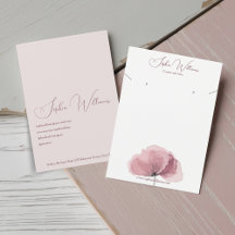 Poppy Earring & Necklace Set Jewelry Display Card