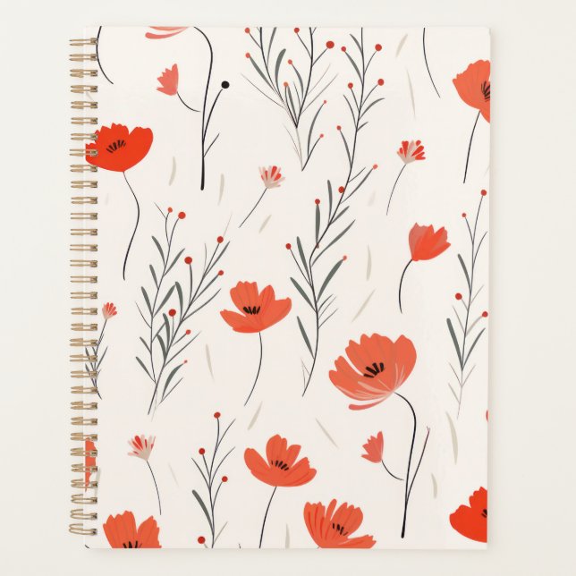 Poppy Elegance Planner (Front)