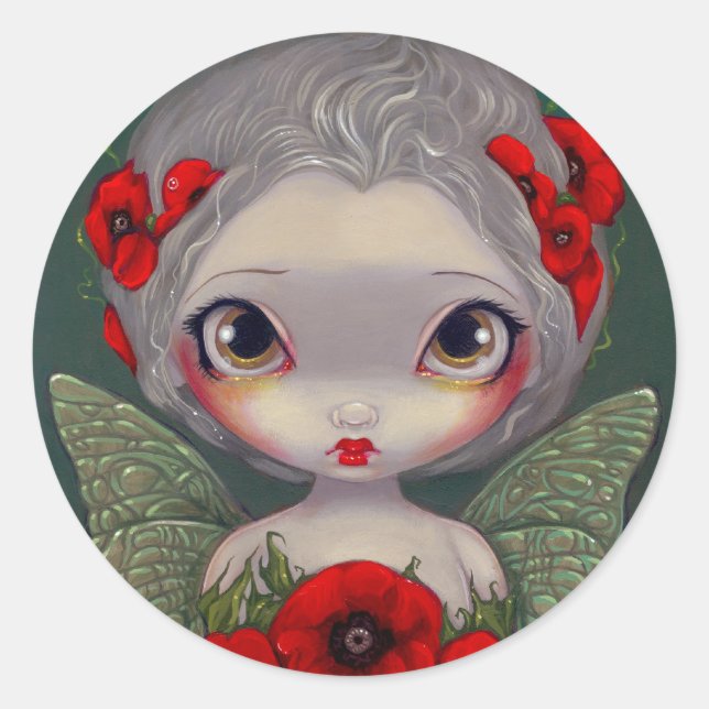 "Poppy Fairy" Sticker (Front)