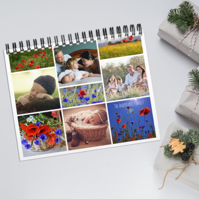 Poppy family photo for grandparents Calendar (Creator Uploaded)