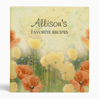 Poppy Favorite Recipe Binder