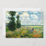 Poppy Field, Argenteuil - Fine art by Claude Monet<br><div class="desc">Claude Monet famous painting,  Poppy Field in Argenteuil</div>