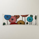 Poppy field body pillow<br><div class="desc">Gouache poppy field</div>